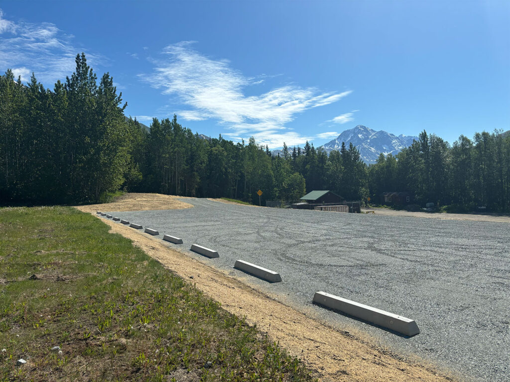 Eklutna Lake Trailhead Overflow Parking Expansion - Alaska Survey Services - Blue Arrow Surveys